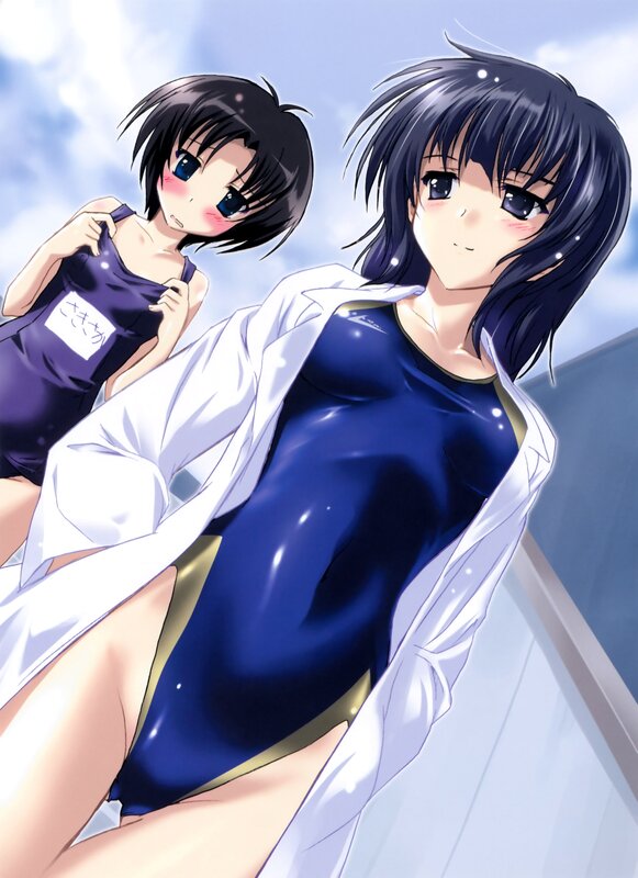 anime girls in swimsuits