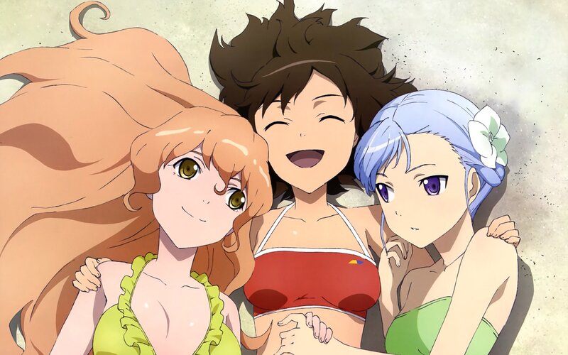 anime girls in swimsuits
