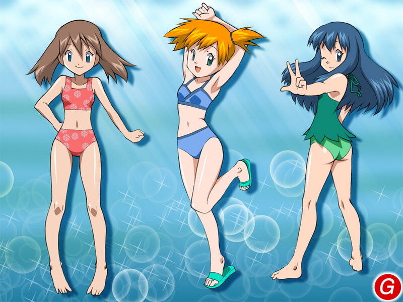 anime girls in swimsuits