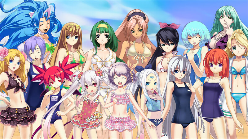 anime girls in swimsuits
