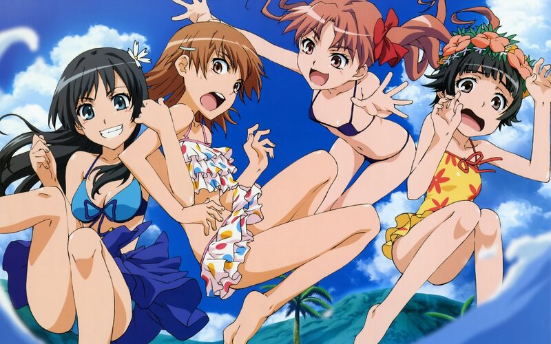 anime girls in swimsuits