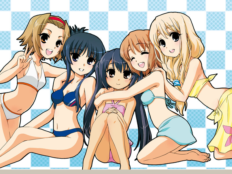 anime girls in swimsuits