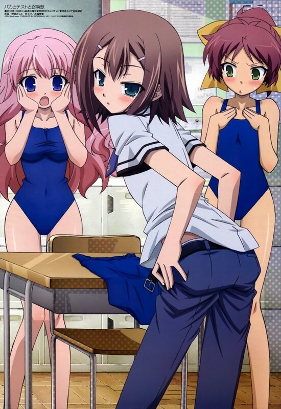 anime girls in swimsuits