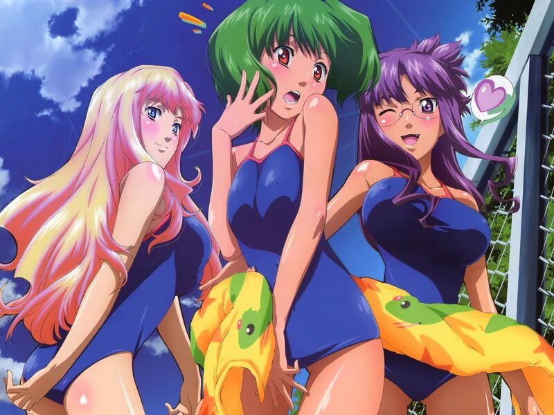 anime girls in swimsuits