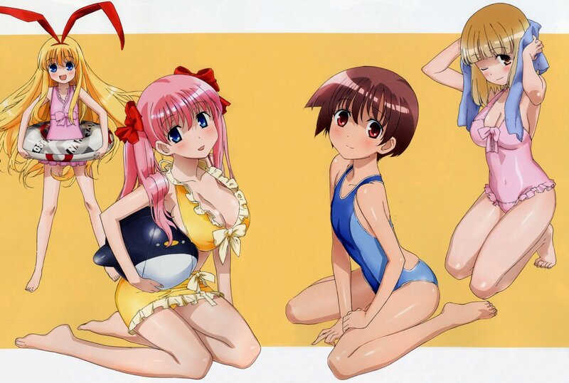 anime girls in swimsuits
