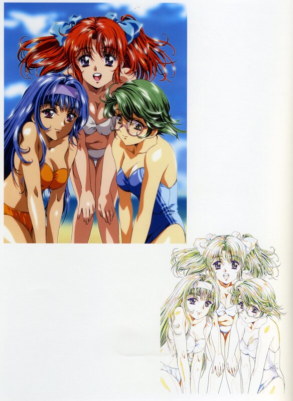 anime girls in swimsuits