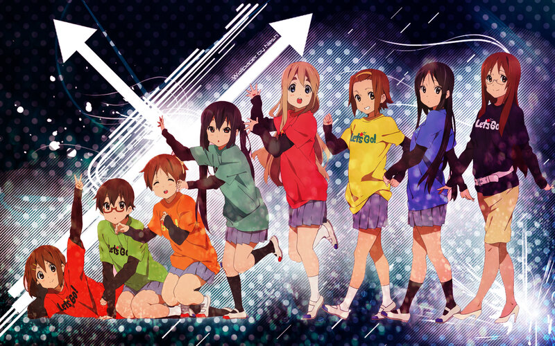 Anime Girls in Team Shirts