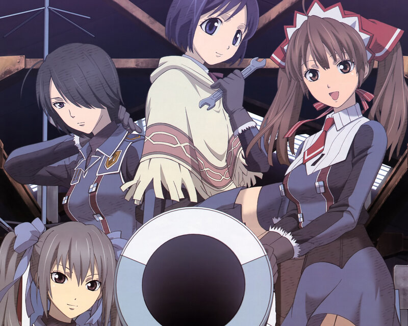 anime girls in uniform