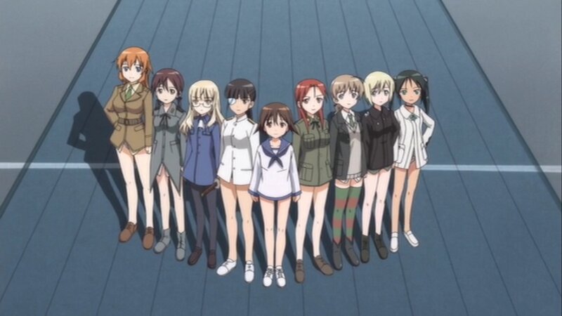 anime girls in uniform