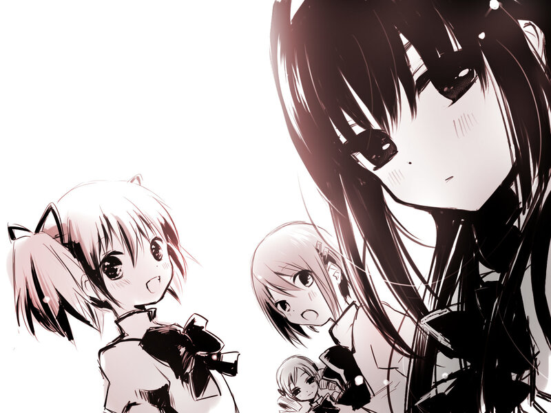 Anime Girls in Uniform — Black
