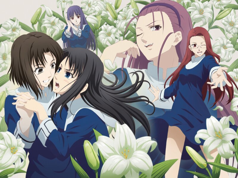 Anime Girls in Uniform — Blue, Playful