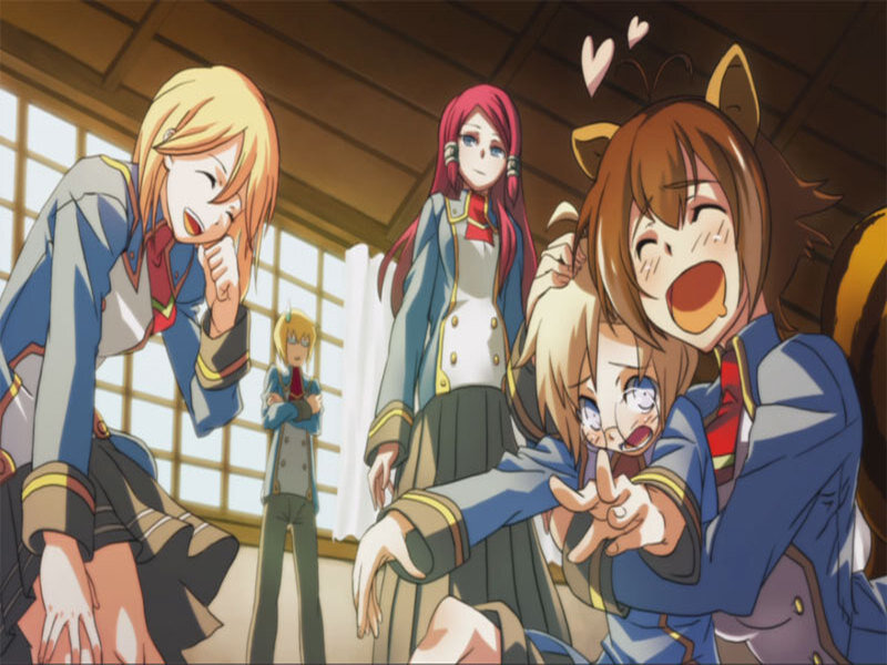 Anime Girls in Uniform — Blue
