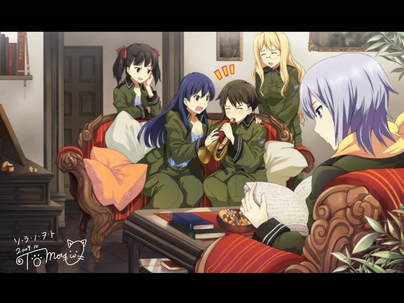 Anime Girls in Uniform — Green