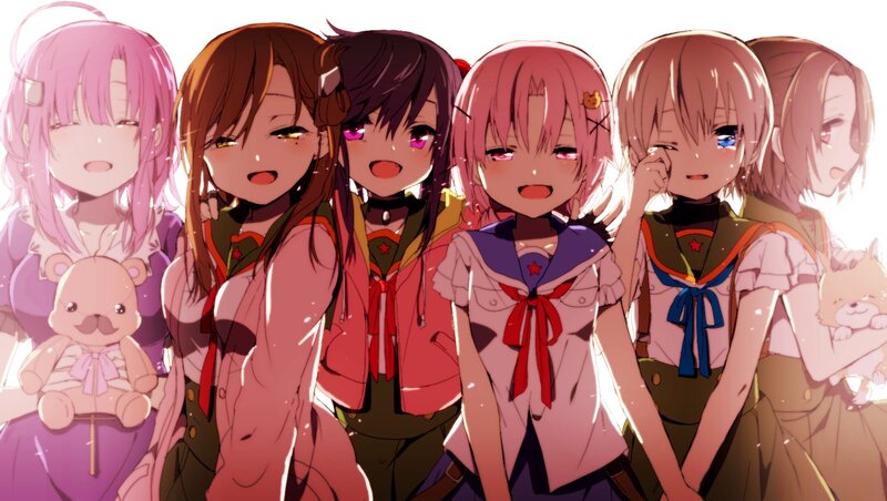 Anime Girls in Uniform — Pink