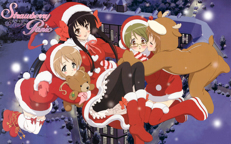 Anime Girls in Winter Costumes