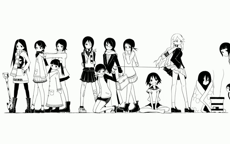 anime girls lineup
