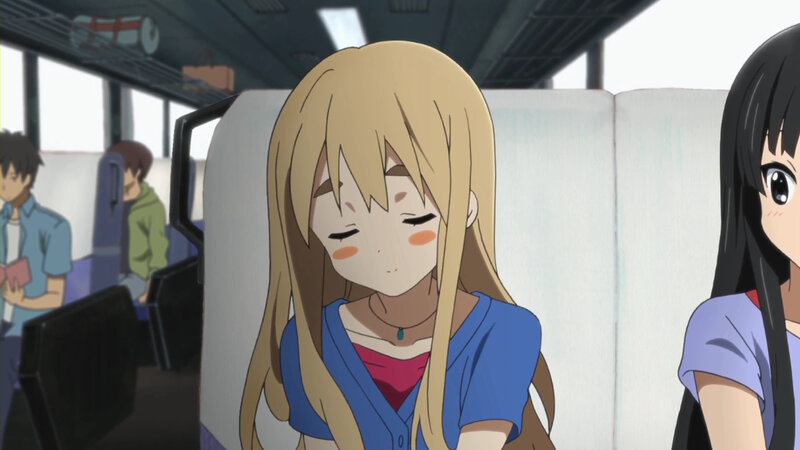 Anime girls on a bus