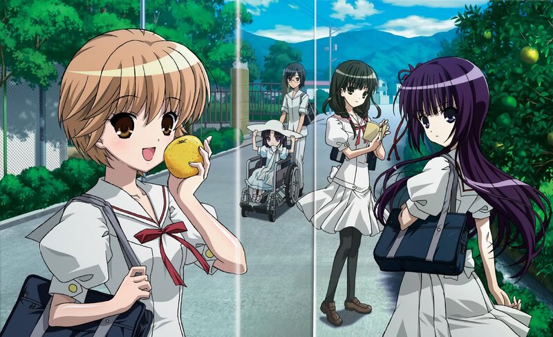 Anime Girls on a Path
