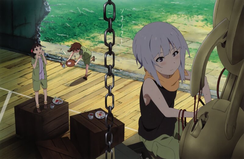 Anime Girls on a Ship — Green