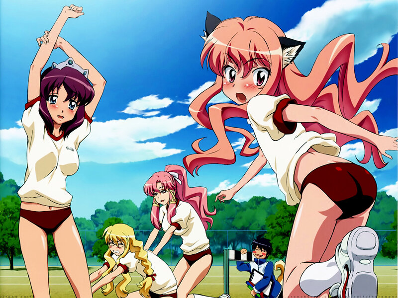 Anime Girls on a Track — Blue