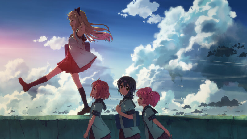 Anime Girls on a Wall