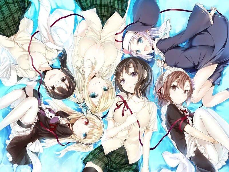 Anime Girls on Blanket