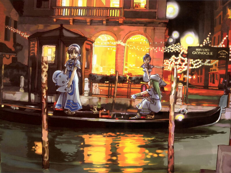 Anime Girls on Gondola