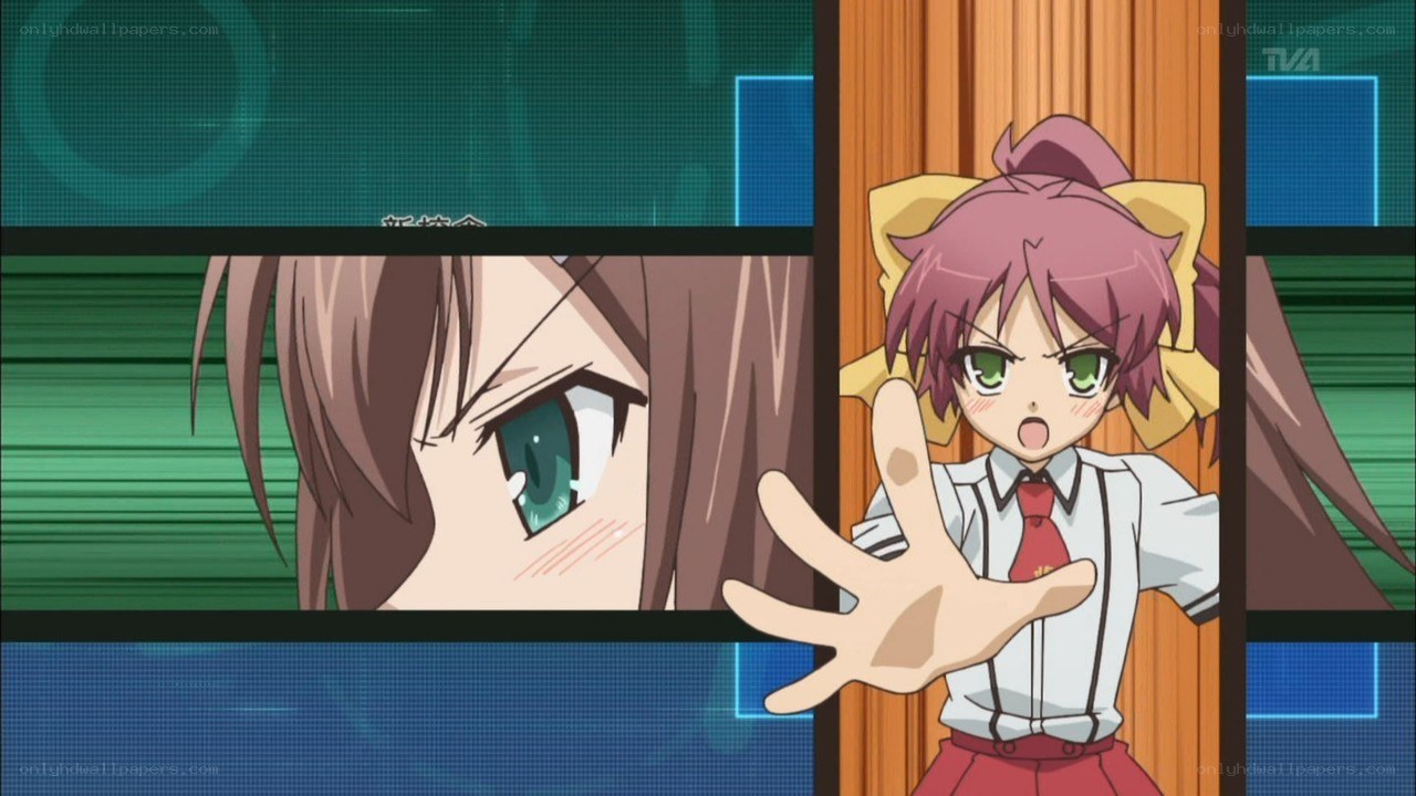 anime girls on screen