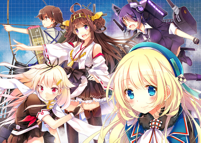 Anime Girls on Ship