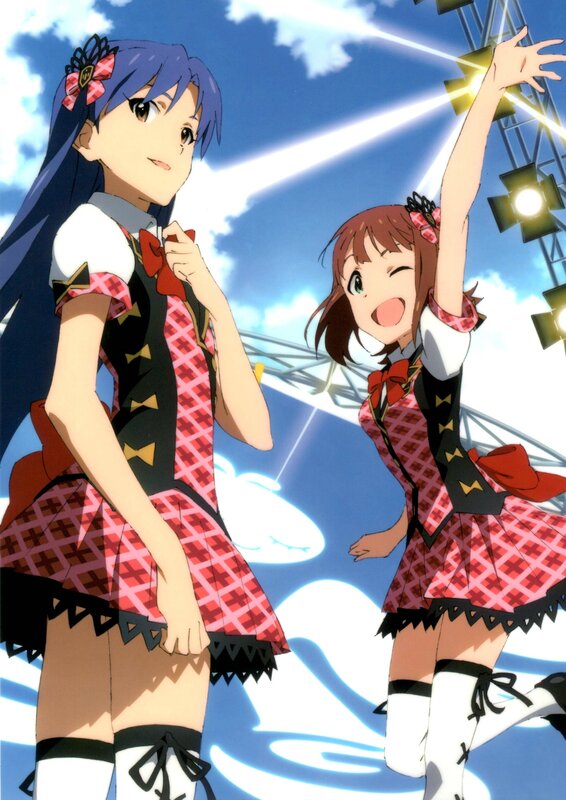 Anime girls on stage