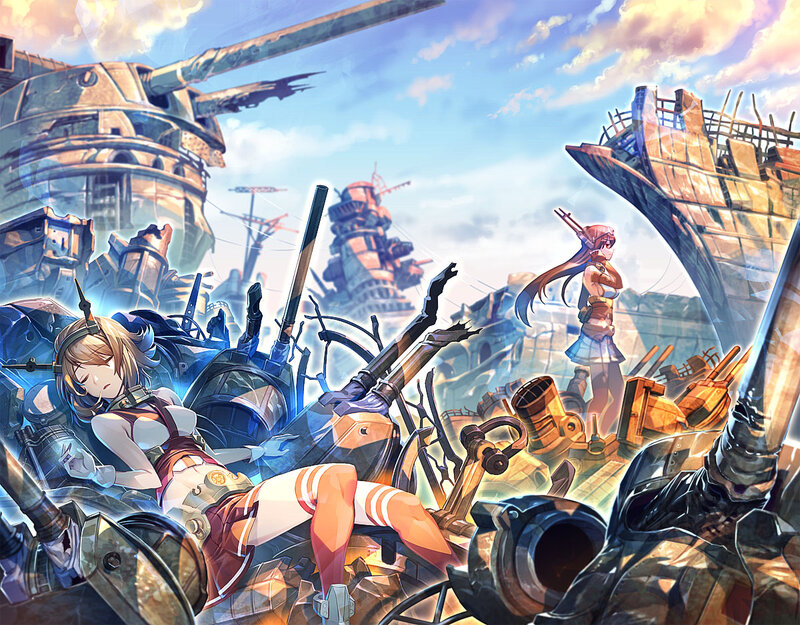 Anime Girls on Warships — Blue