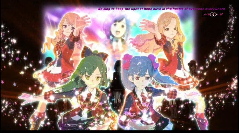 Anime Girls Performing — Purple