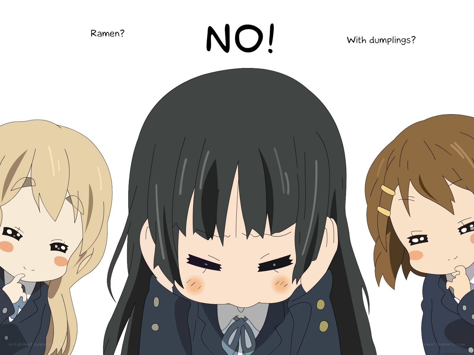 anime girls rejecting ramen