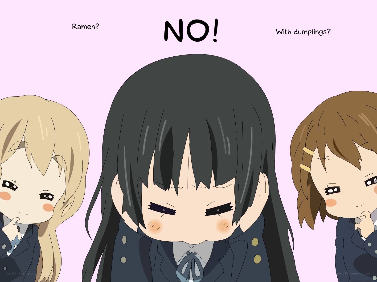 anime girls rejecting ramen