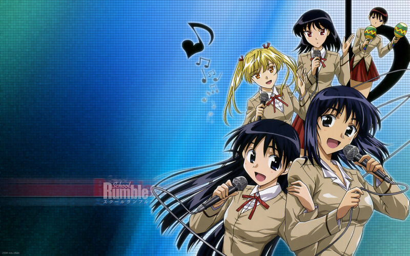 Anime Girls Singing — Blue