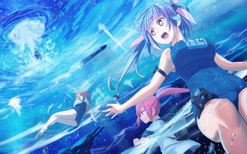Anime Girls Swimming