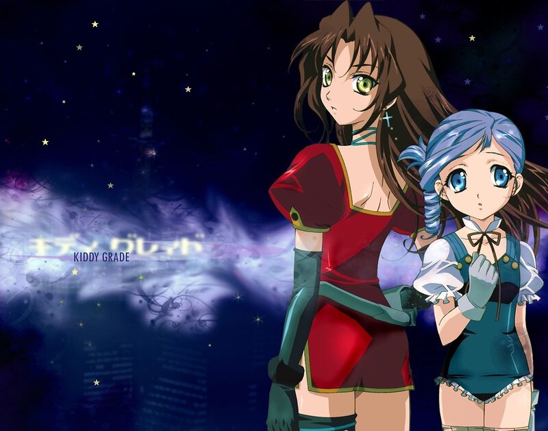 anime girls under stars