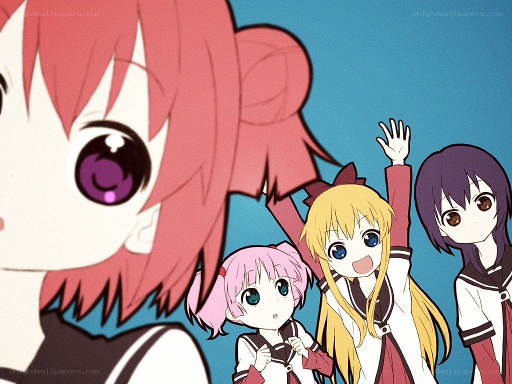 anime girls waving