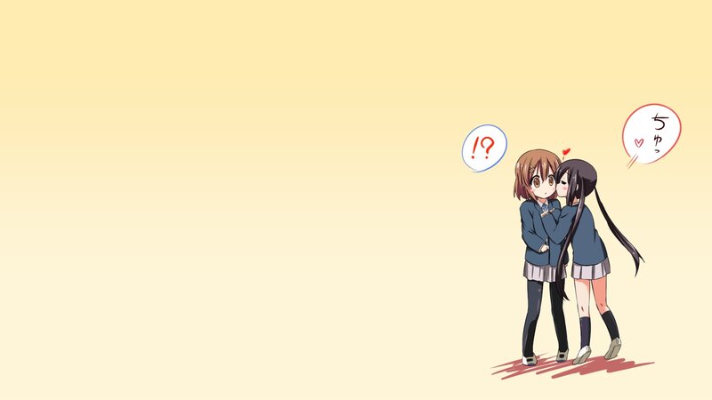 anime girls whispering