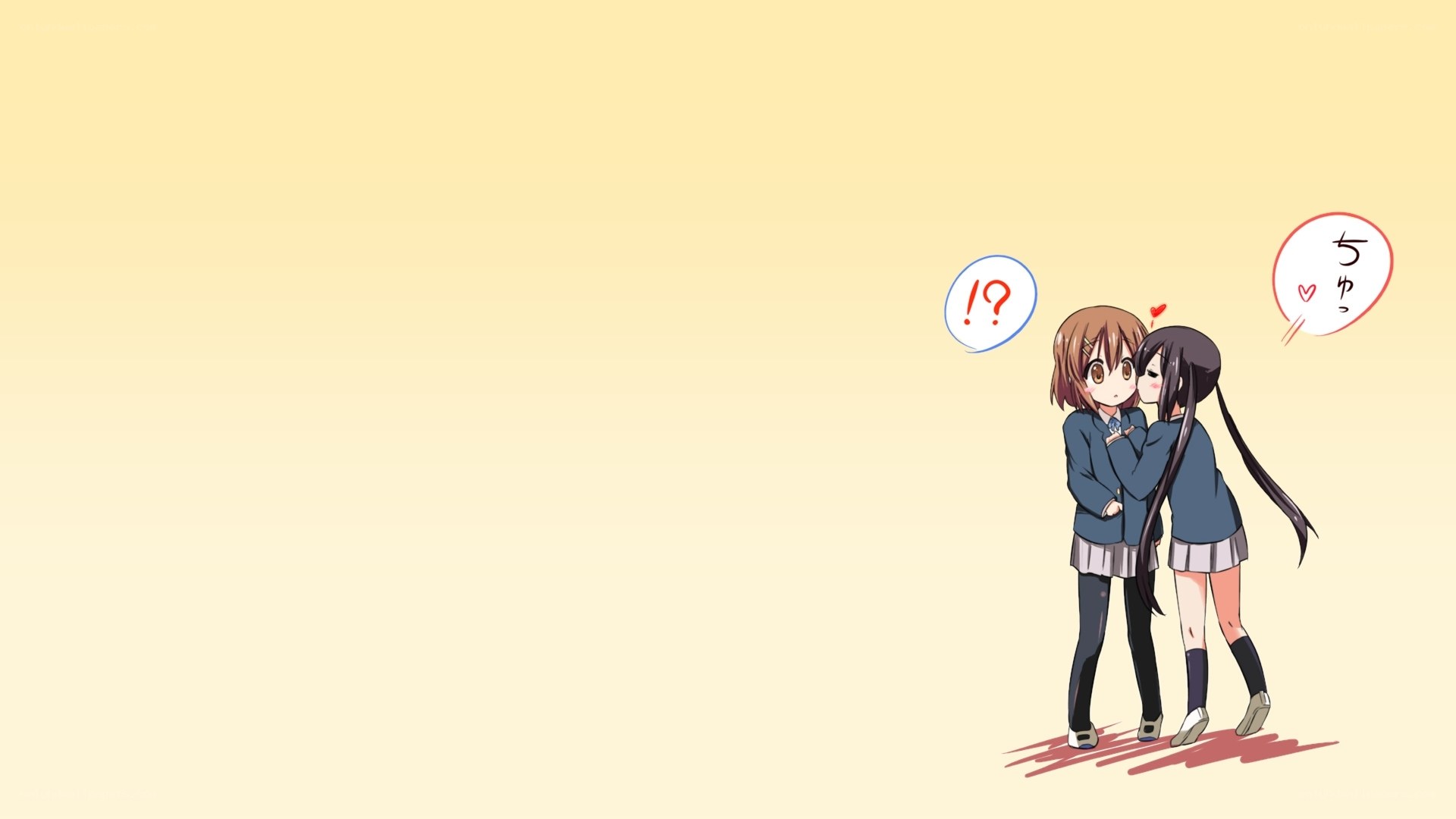 anime girls whispering