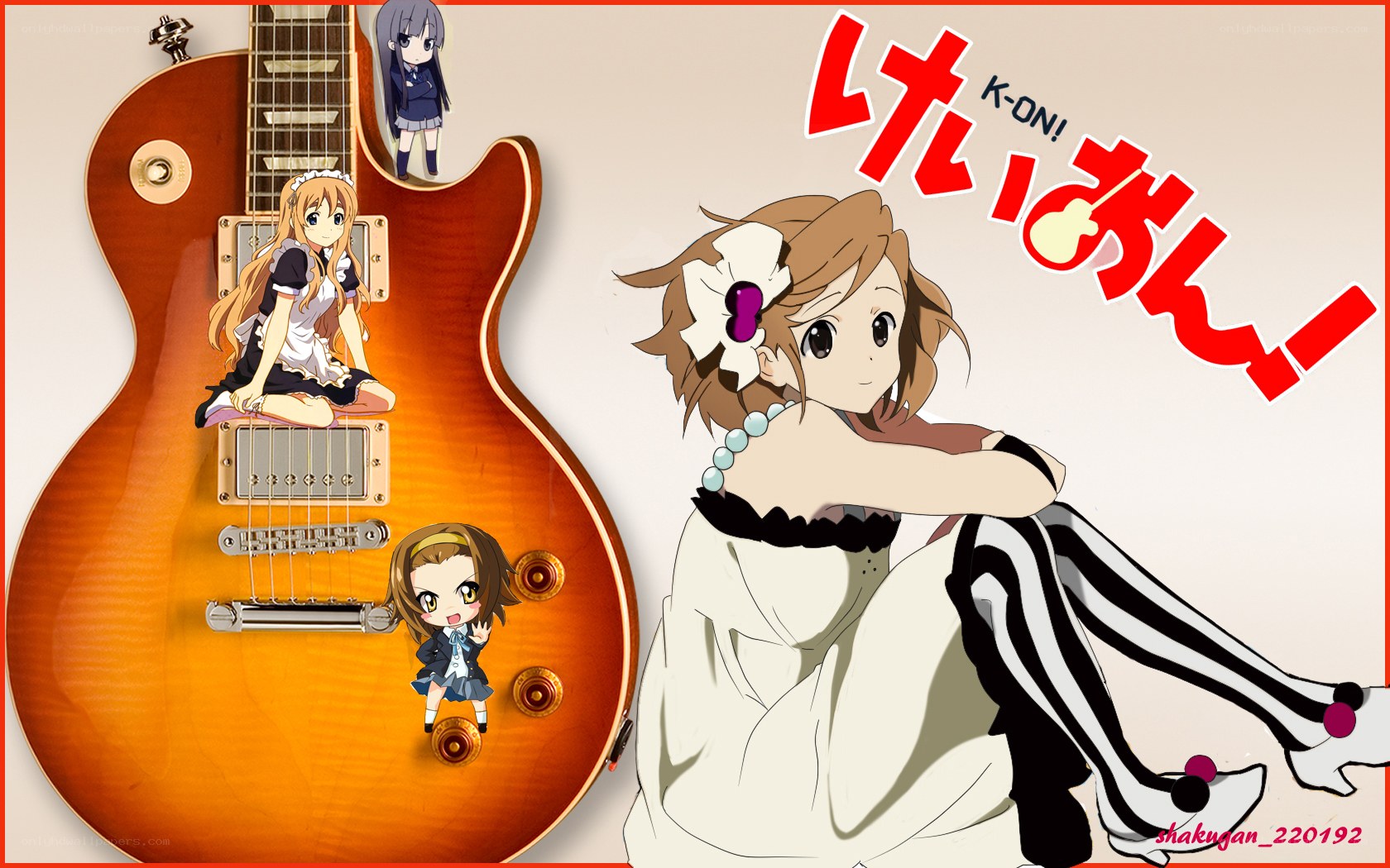 Anime girls with a guitar