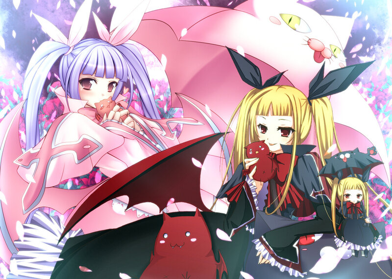 Anime girls with animal companions