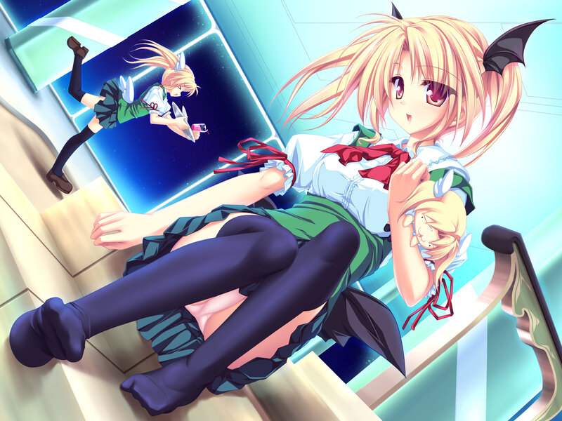 anime girls with bat wings