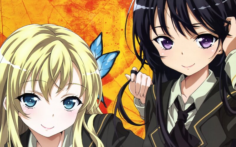 anime girls with blue eyes