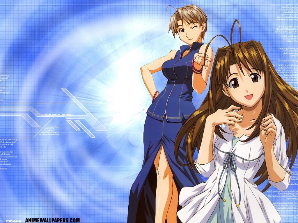 Anime girls with bright background