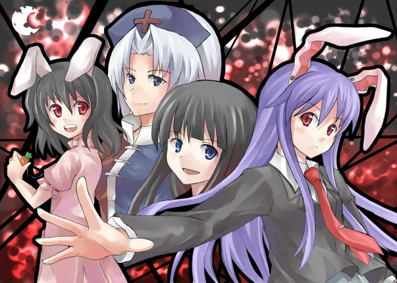 Anime girls with bunny ears