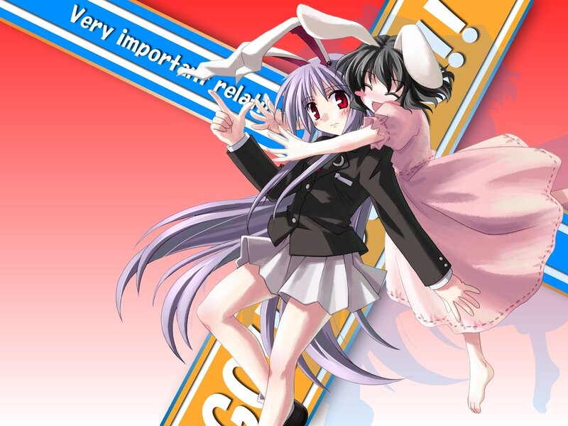 Anime girls with bunny ears