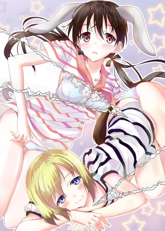 Anime girls with bunny ears