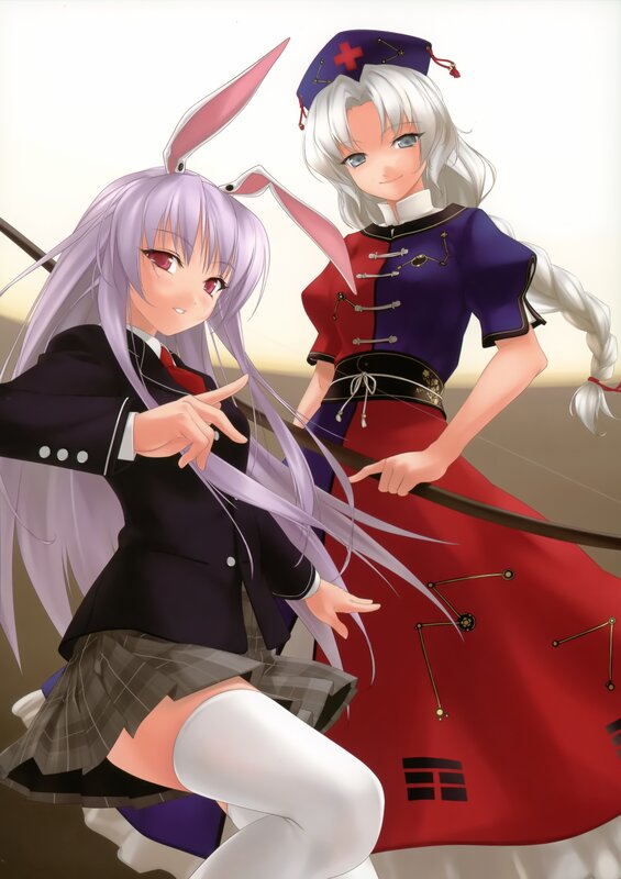 Anime girls with bunny ears