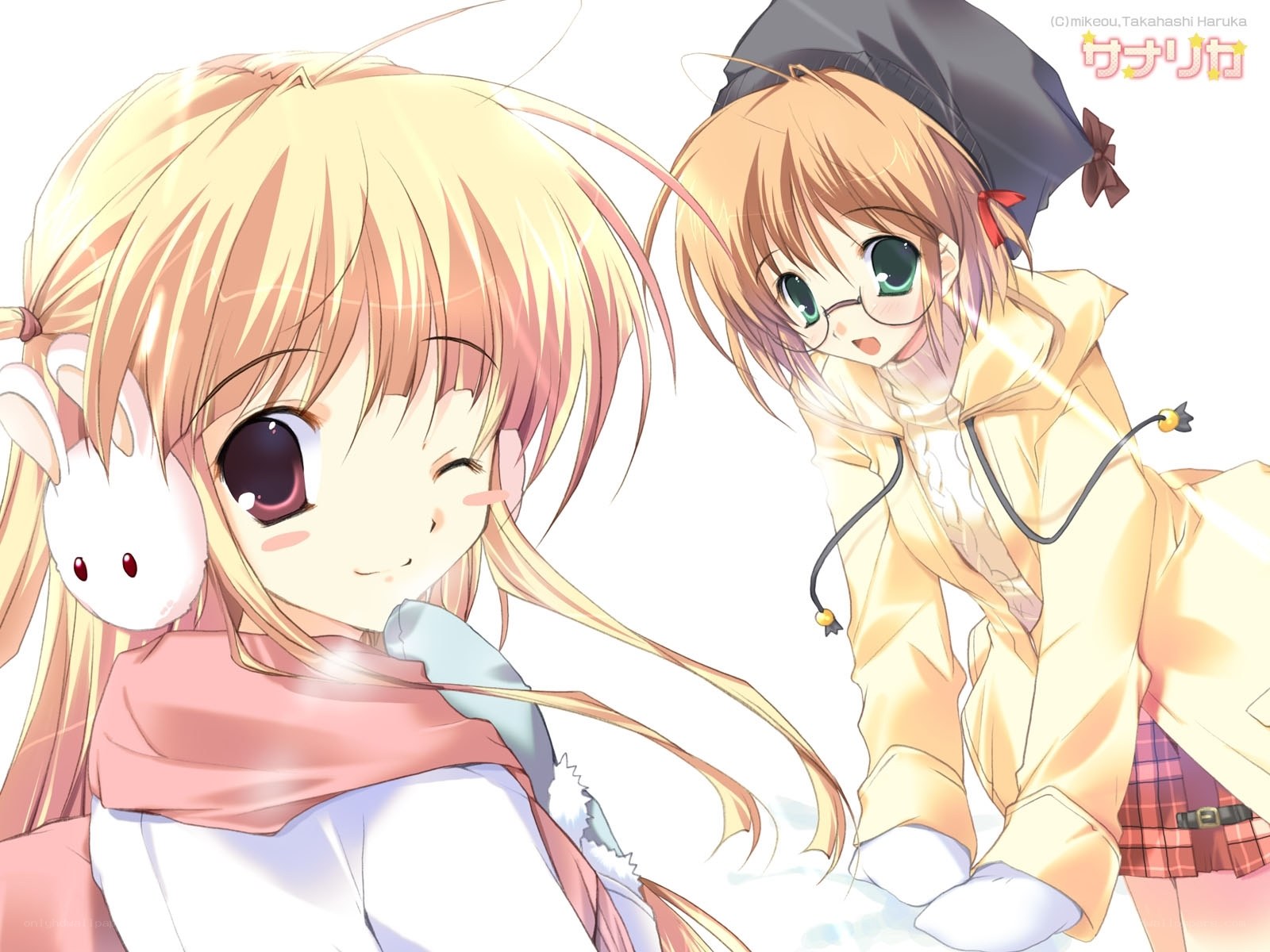 Anime girls with bunny ears